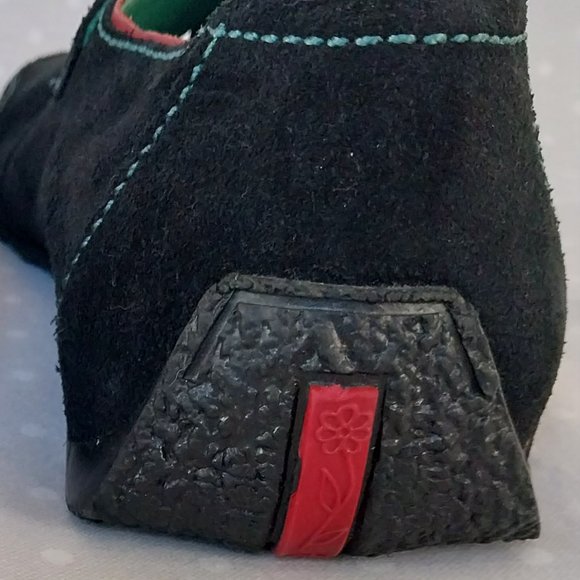 Tabarca by Pepa Black Suede Mary Jane Slip On Flat with Velcro Closure NWOB - Picture 5 of 7